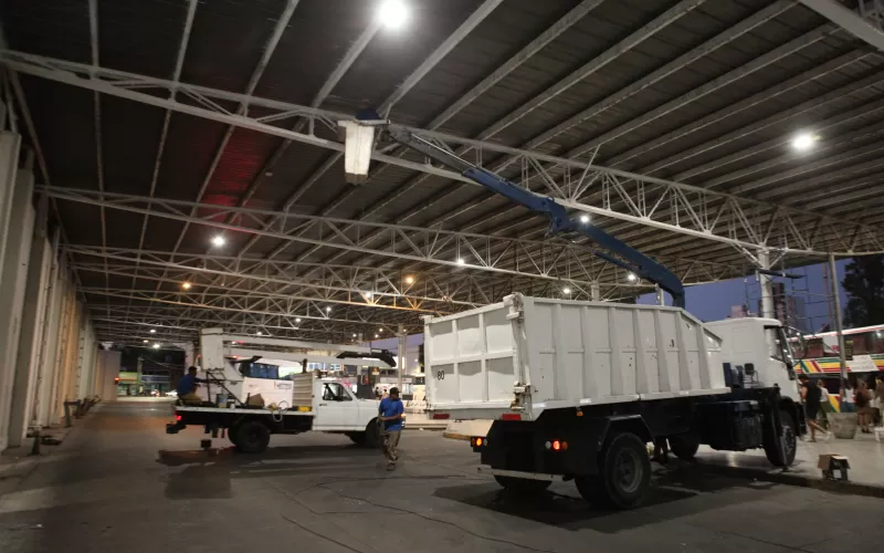 La Municipalidad realiza mejoras edilicias en la Terminal de &Oacute;mnibus de La Plata