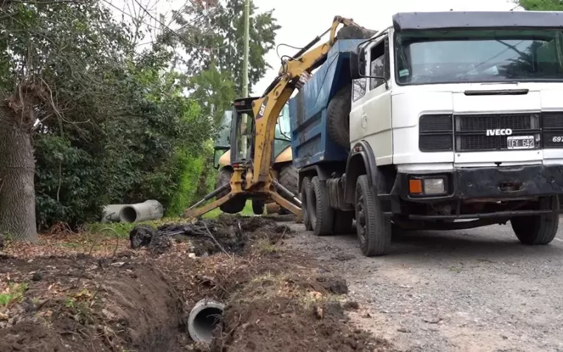 El Municipio finaliza una obra vial e hidr&aacute;ulica en Villa Castells