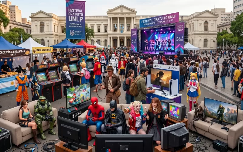 Videojuegos, Cosplay y K-Pop: todo lo que ten&eacute;s que saber sobre el festival gratuito que llega a la UNLP