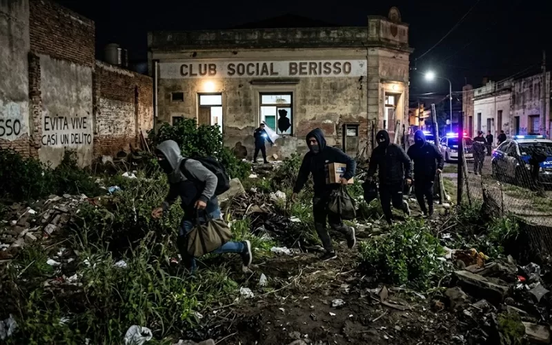 Asalto al coraz&oacute;n de Berisso: desvalijan el tradicional Club Social y escapan por los bald&iacute;os