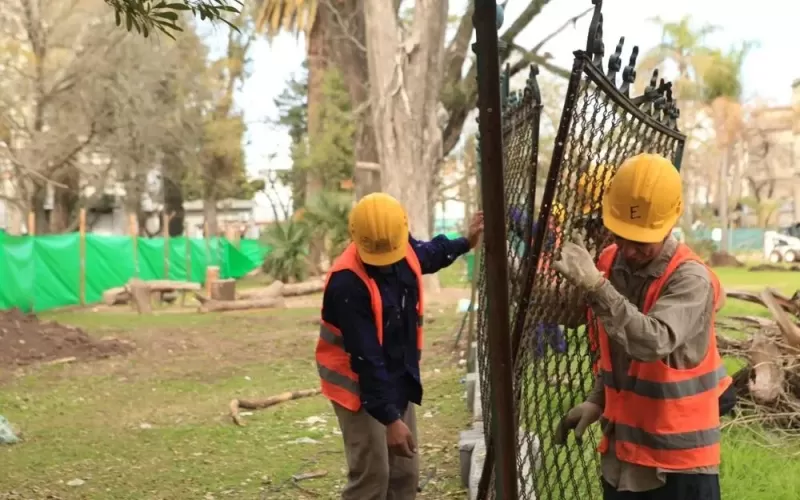 Parque Saavedra: avanza la renovaci&oacute;n integral con m&aacute;s verde, nuevos senderos y cambios en el tr&aacute;nsito