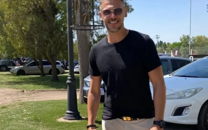 ¿Chau Domínguez?: Demichelis estuvo en el country de Estudiantes