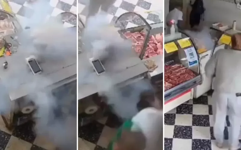 Debe estar muy cara la carne: explotó un posnet en Los Hornos | VIDEO