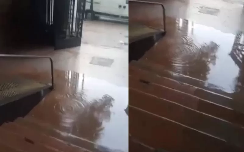 El Albert Thomas amaneci&oacute; bajo agua: grave denuncia por el estado del edificio a d&iacute;as del inicio de clases